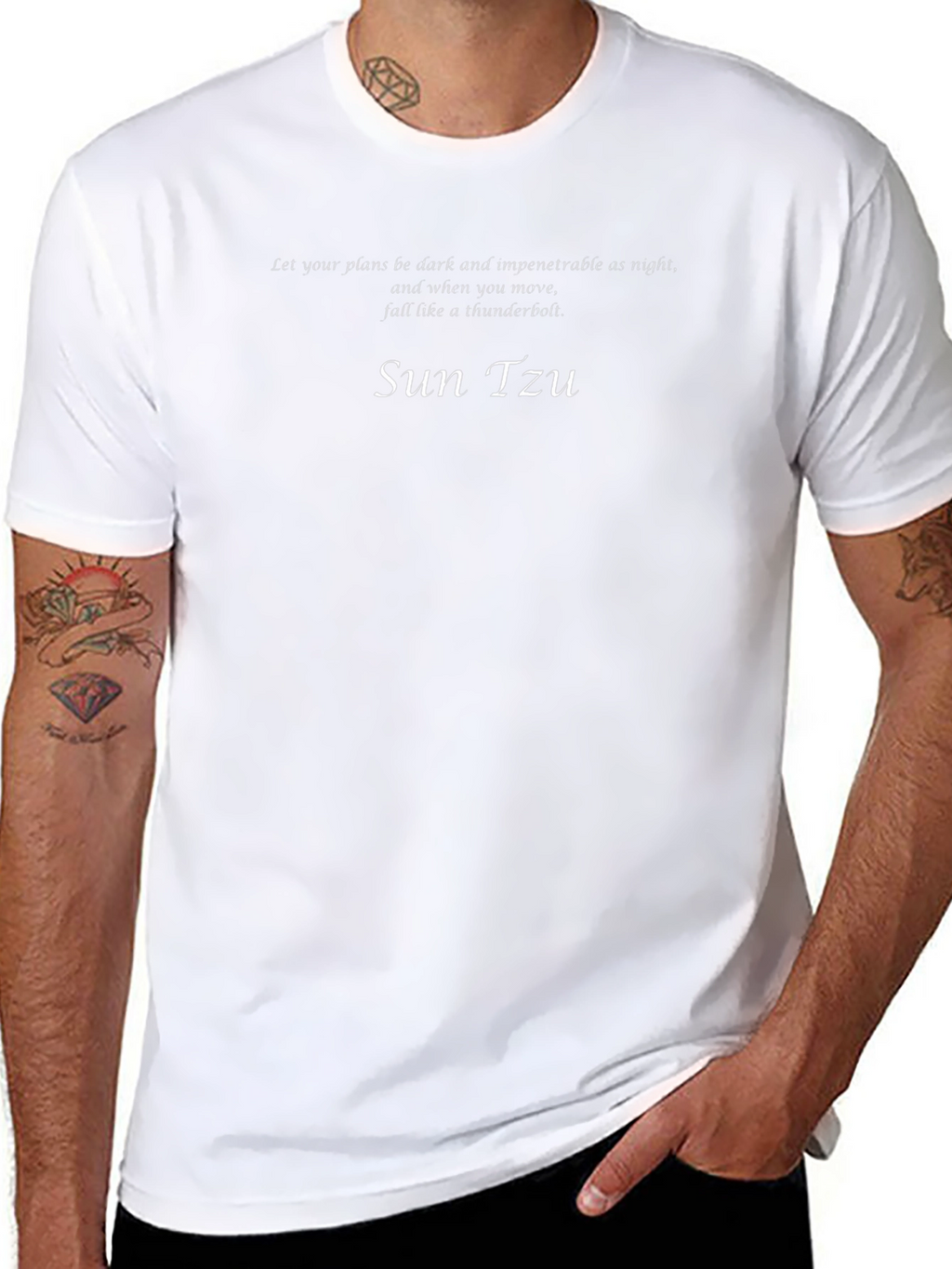 Sun Tzu T-Shirt - Dark Plans Thunderbolt Strike