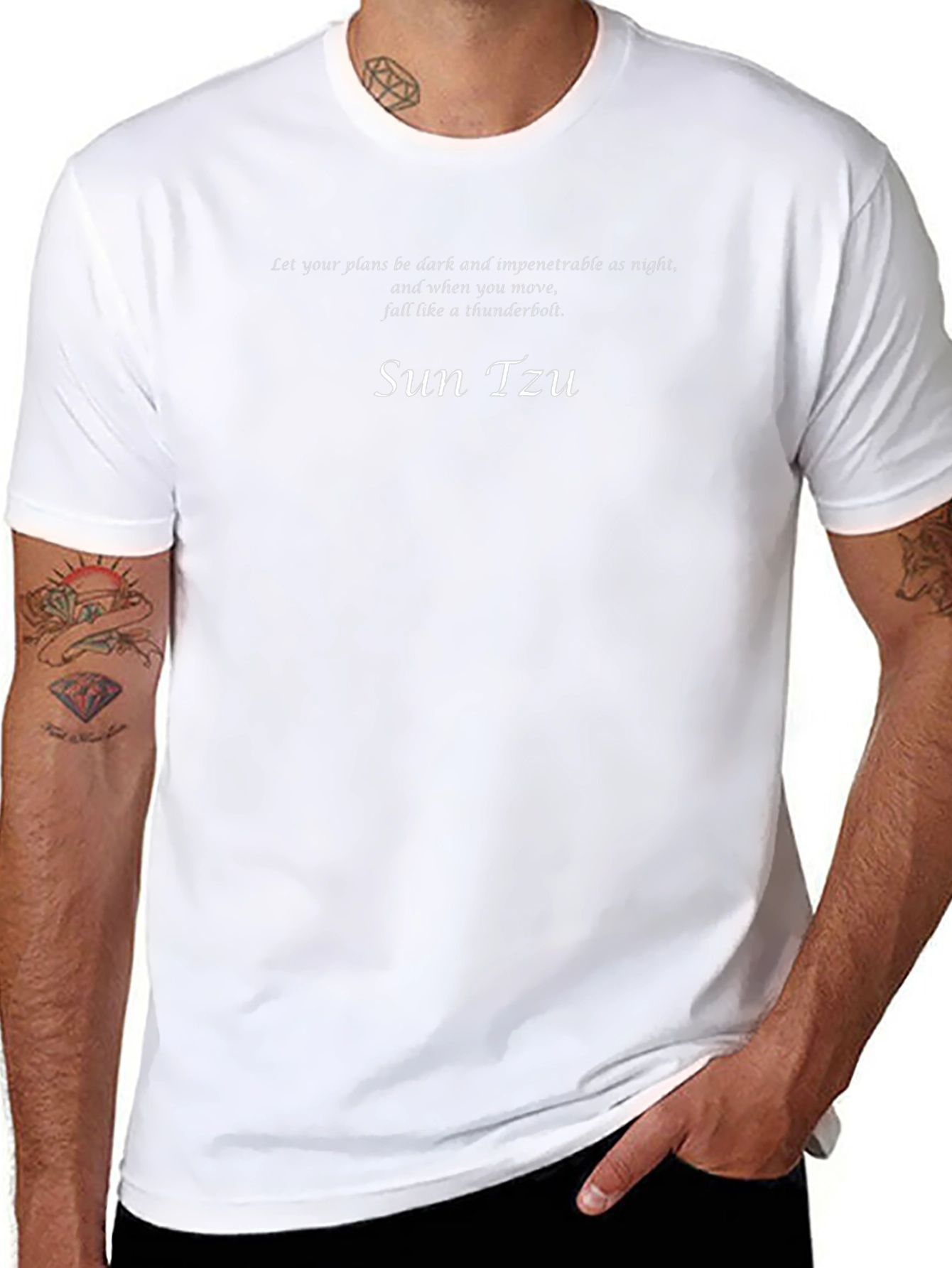 Sun Tzu T-Shirt - Dark Plans Thunderbolt Strike