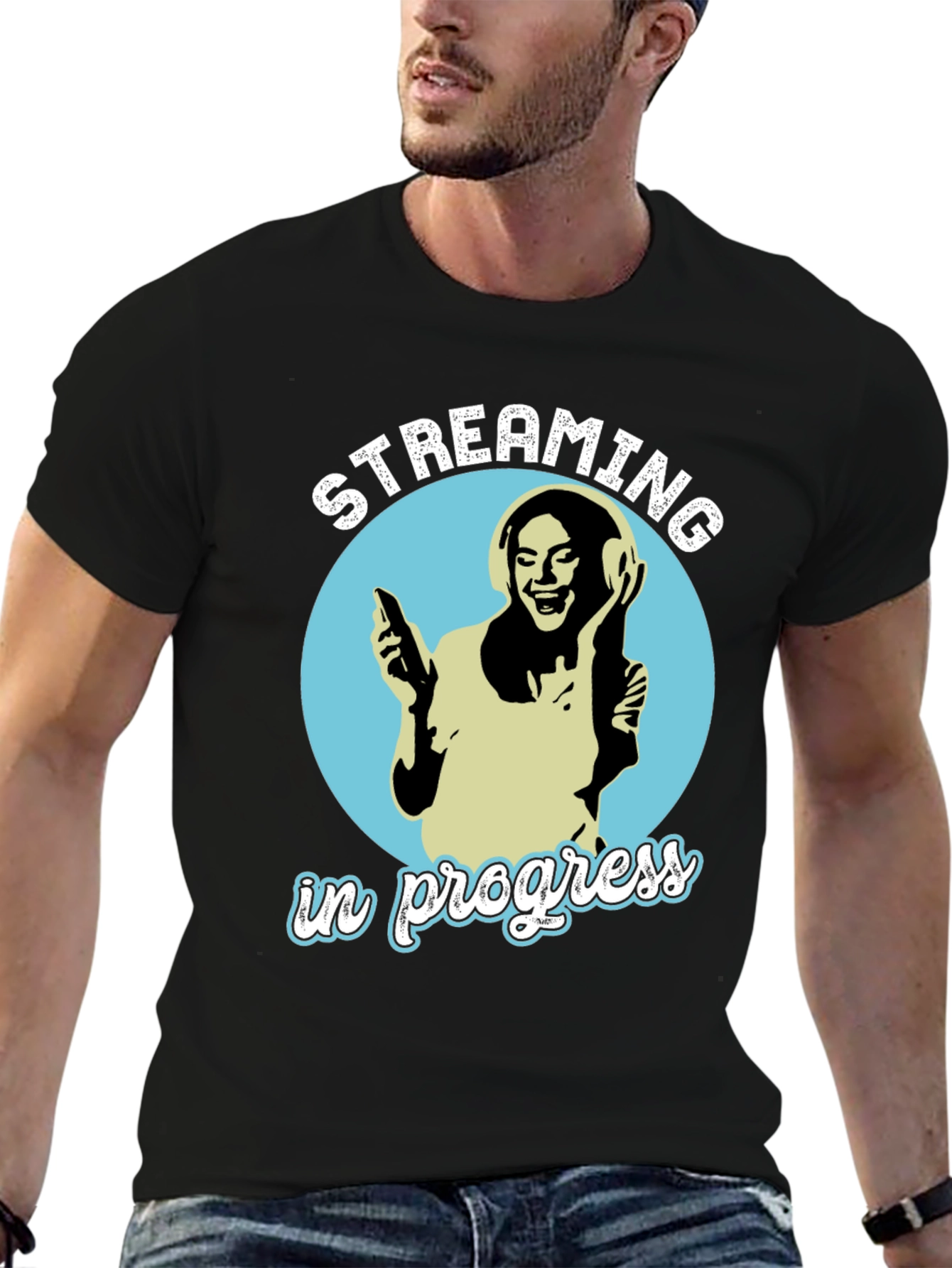 Streaming In Progress Graphic Tee