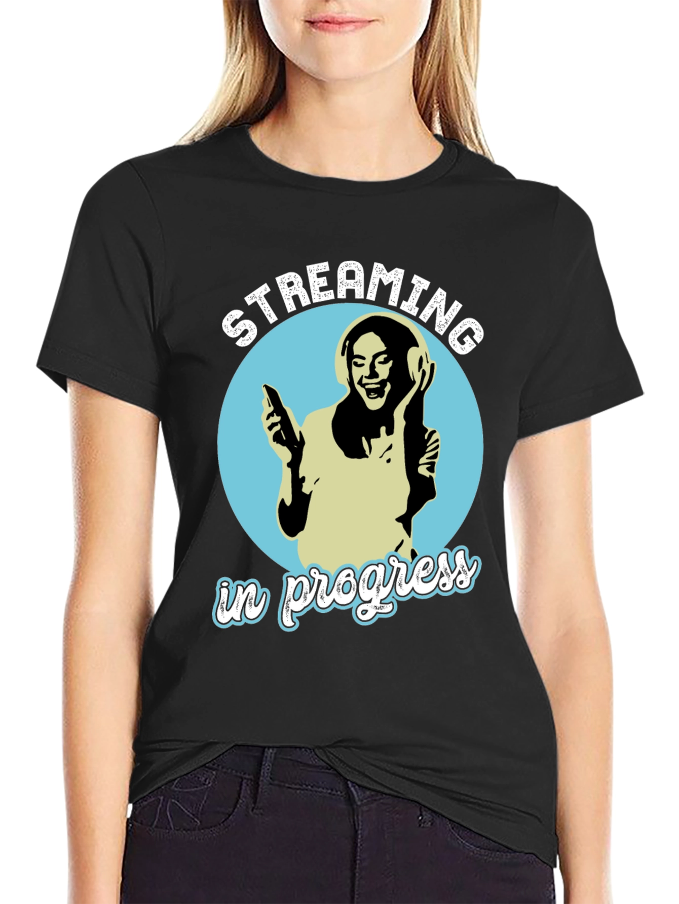 Streaming In Progress Graphic Tee