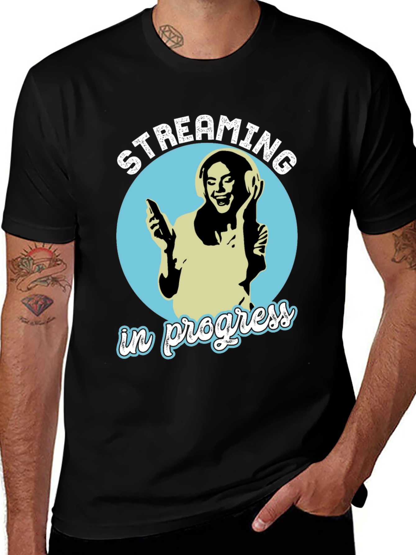 Streaming In Progress Graphic Tee
