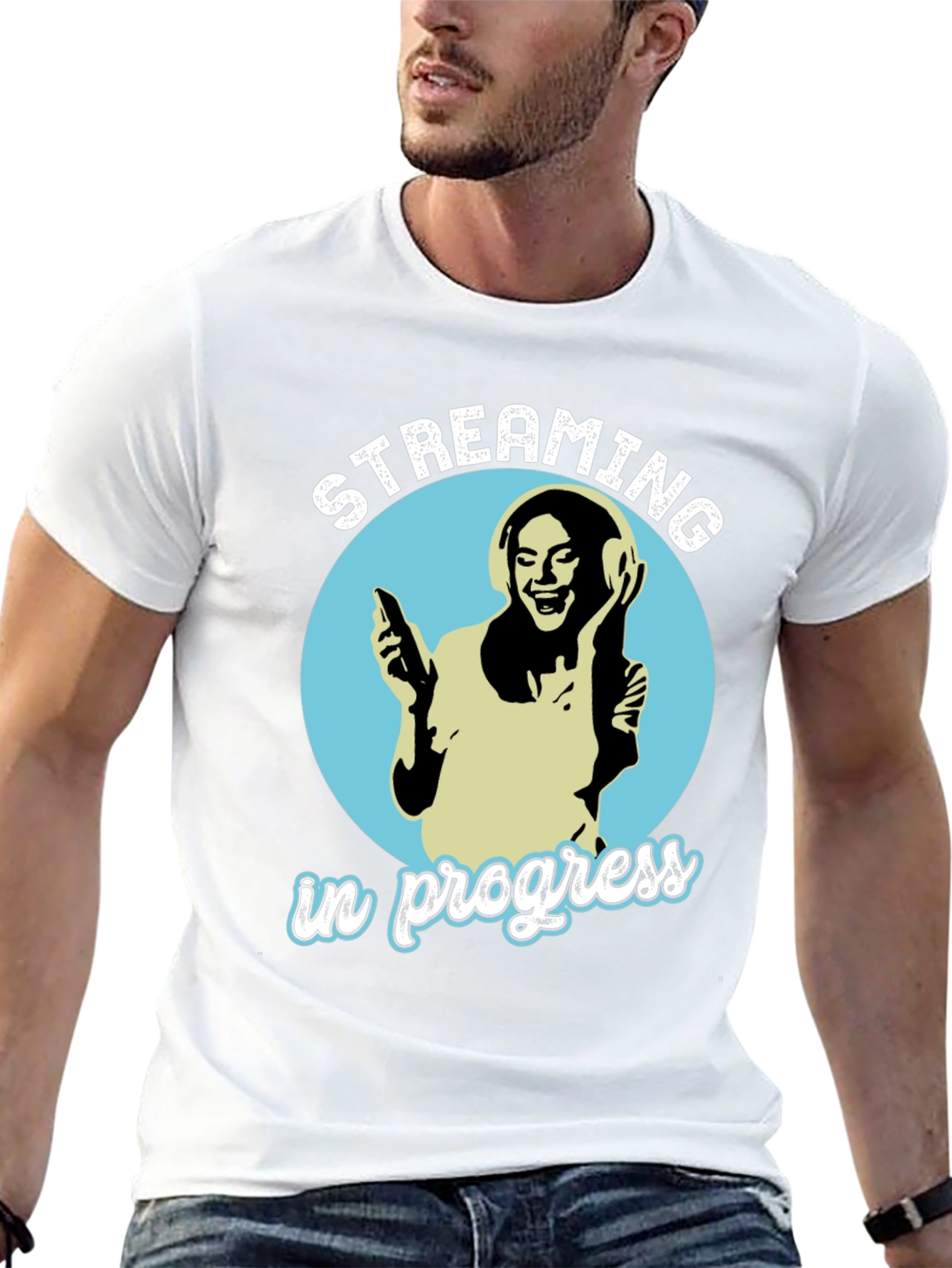 Streaming In Progress Graphic Tee