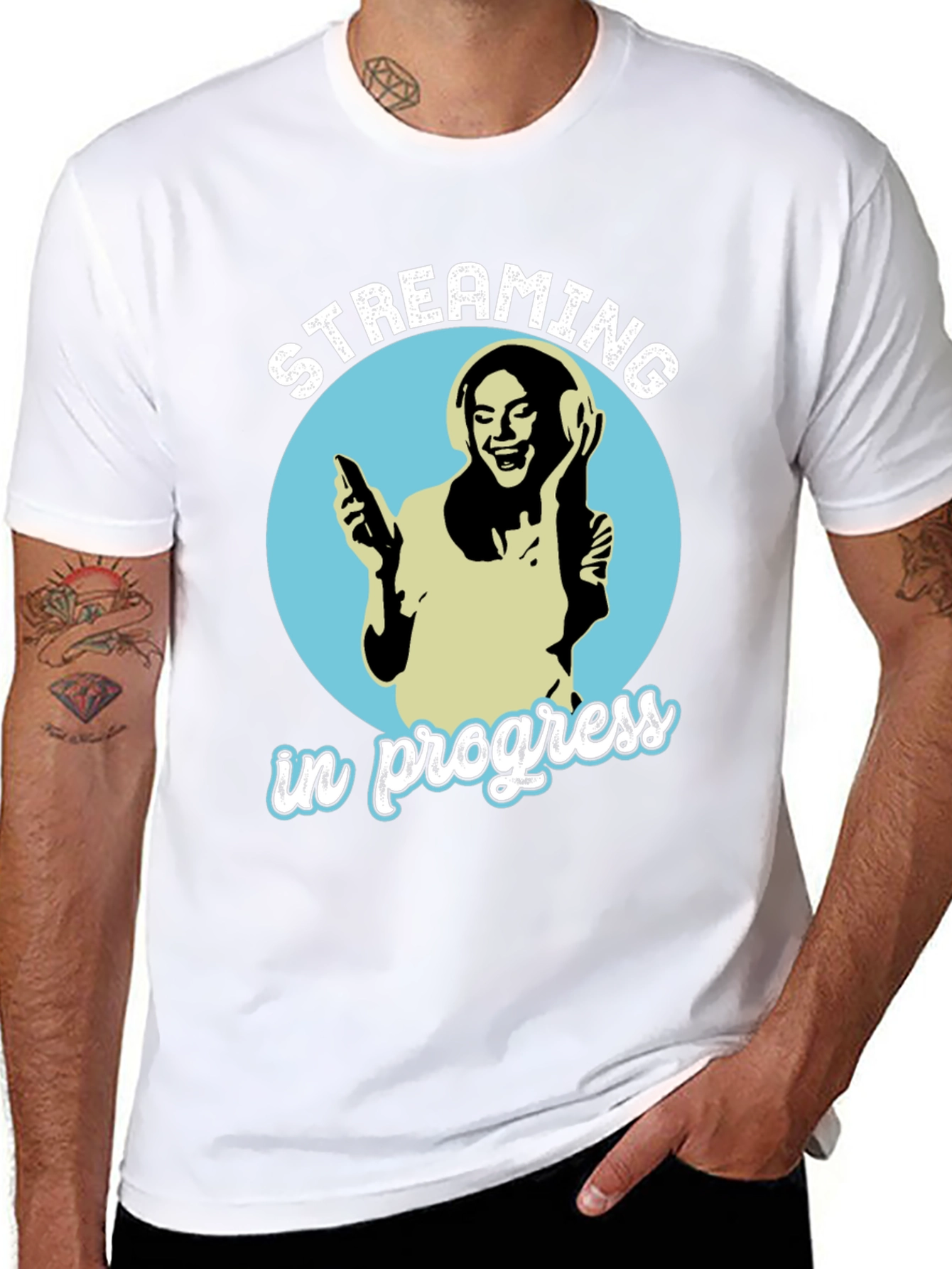 Streaming In Progress Graphic Tee