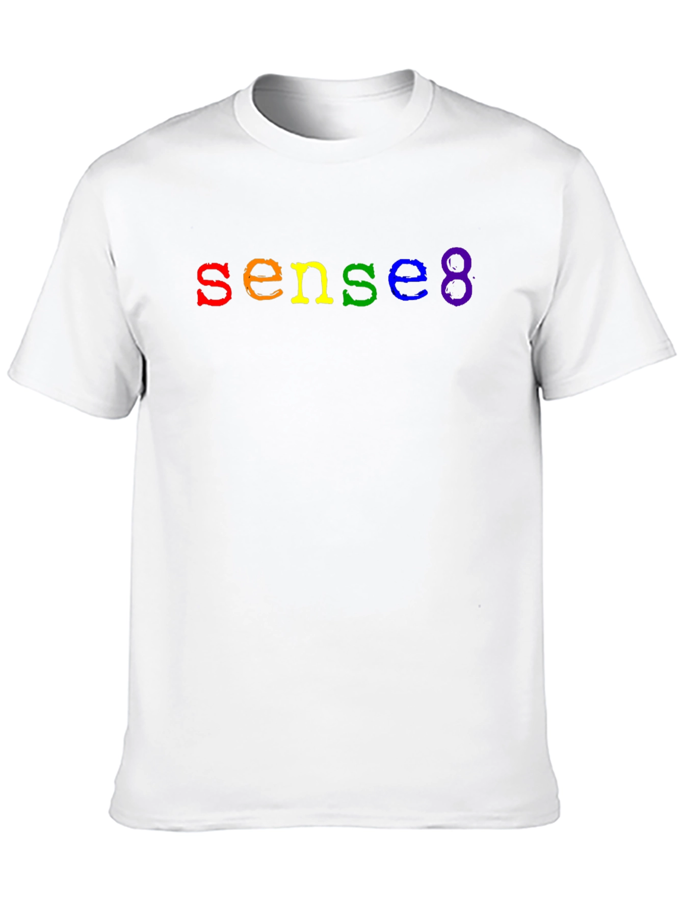 Sense8 Rainbow Logo Black T-Shirt