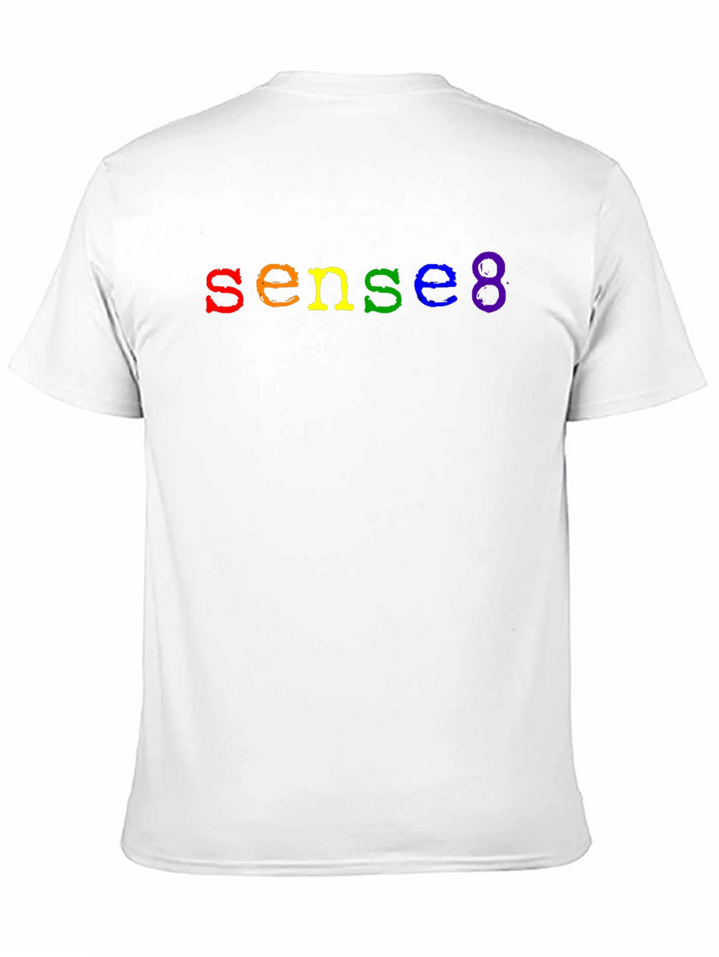 Sense8 Rainbow Logo Black T-Shirt