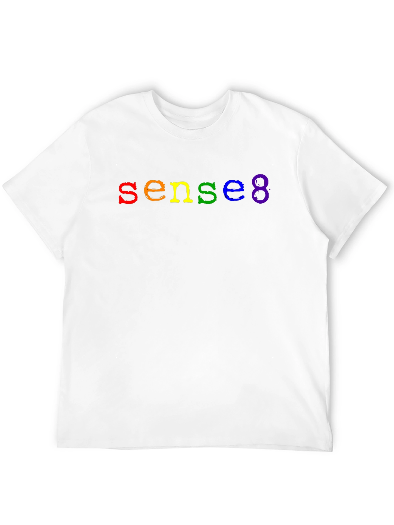 Sense8 Rainbow Logo Black T-Shirt