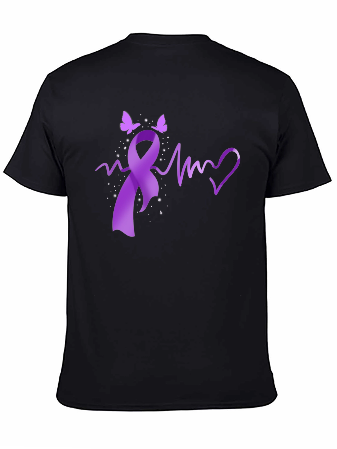 Awareness Ribbon Heartbeat T-Shirt