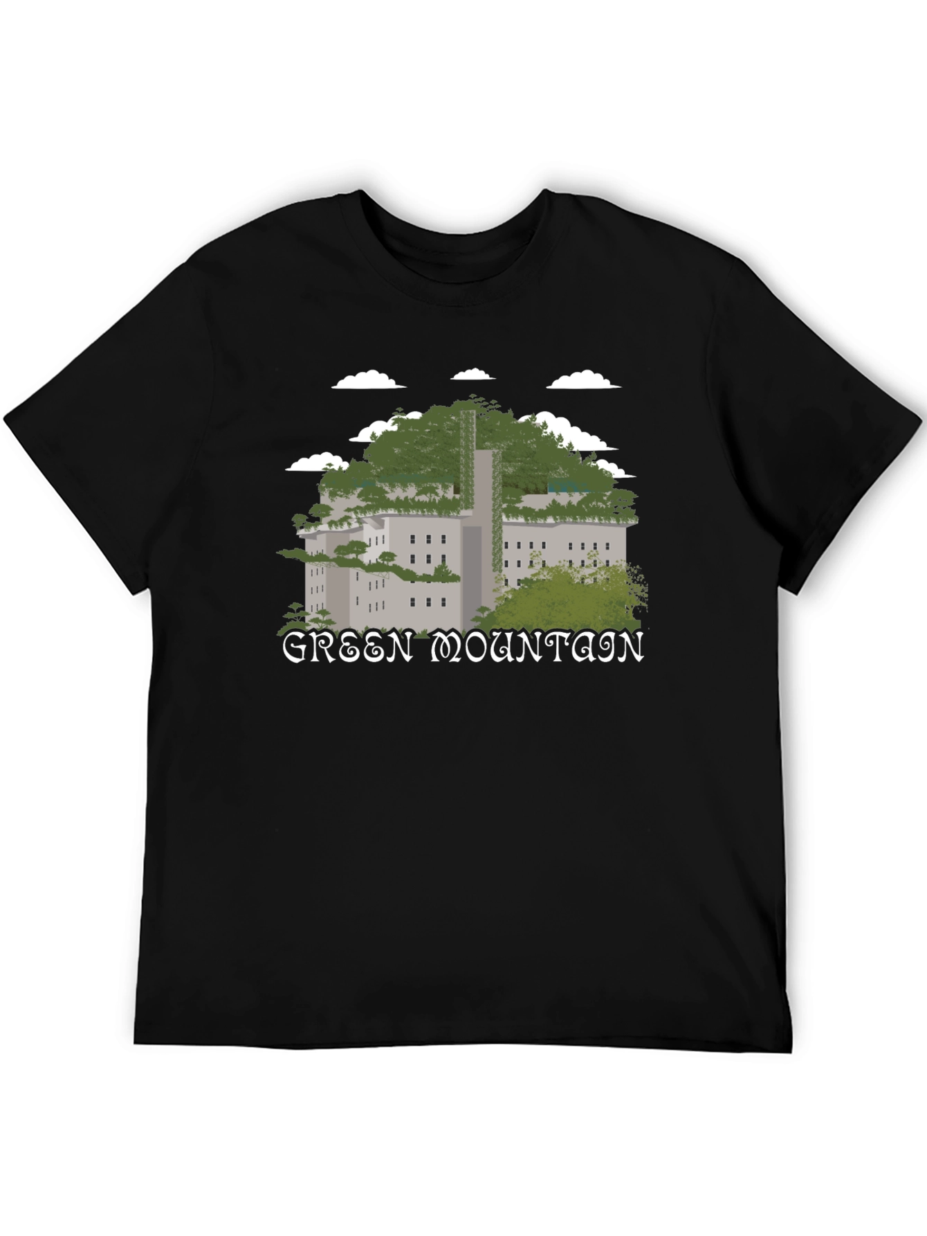 Green Mountain Graphic T-Shirt - Nature Inspired Tee