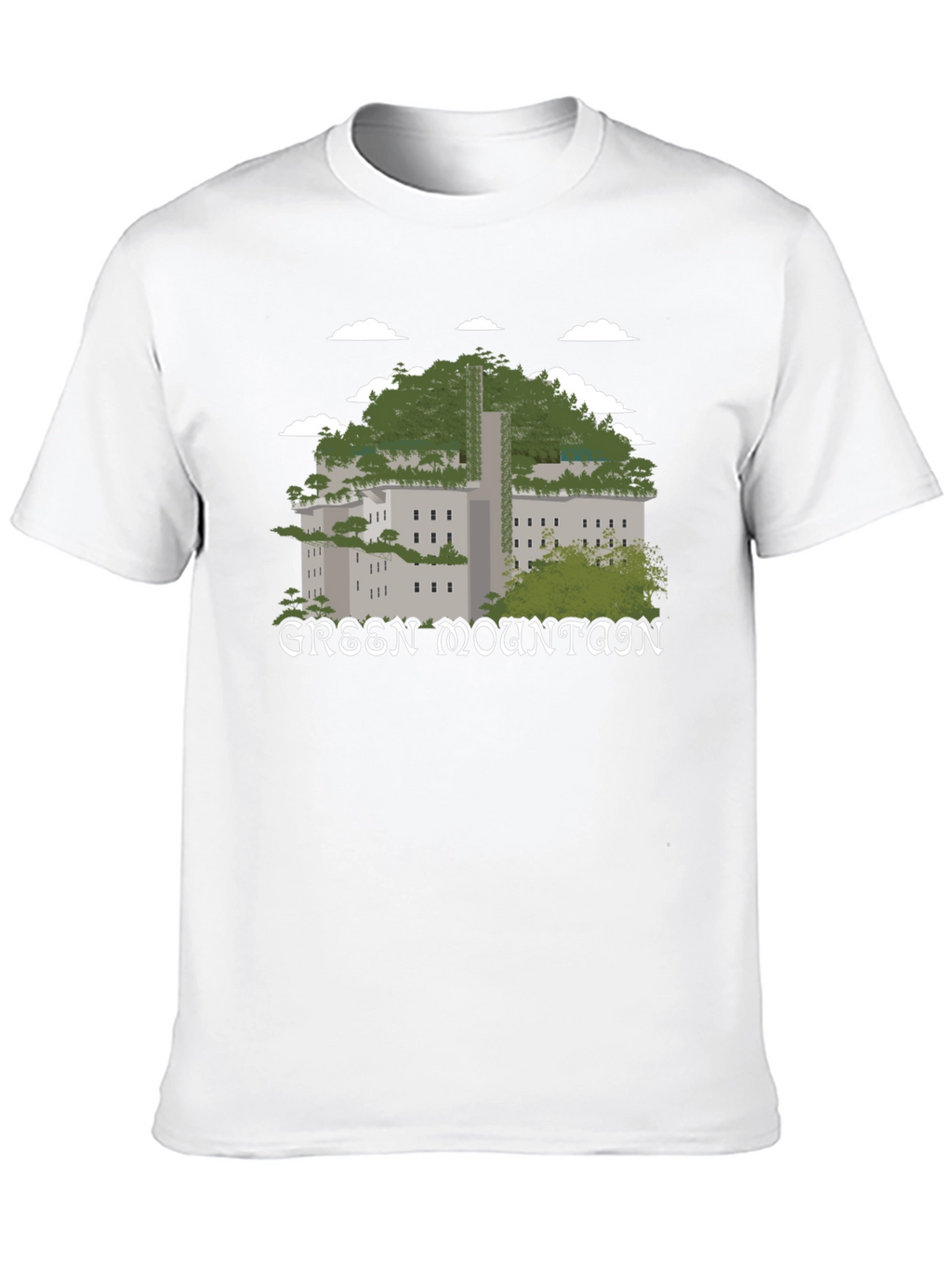 Green Mountain Graphic T-Shirt - Nature Inspired Tee