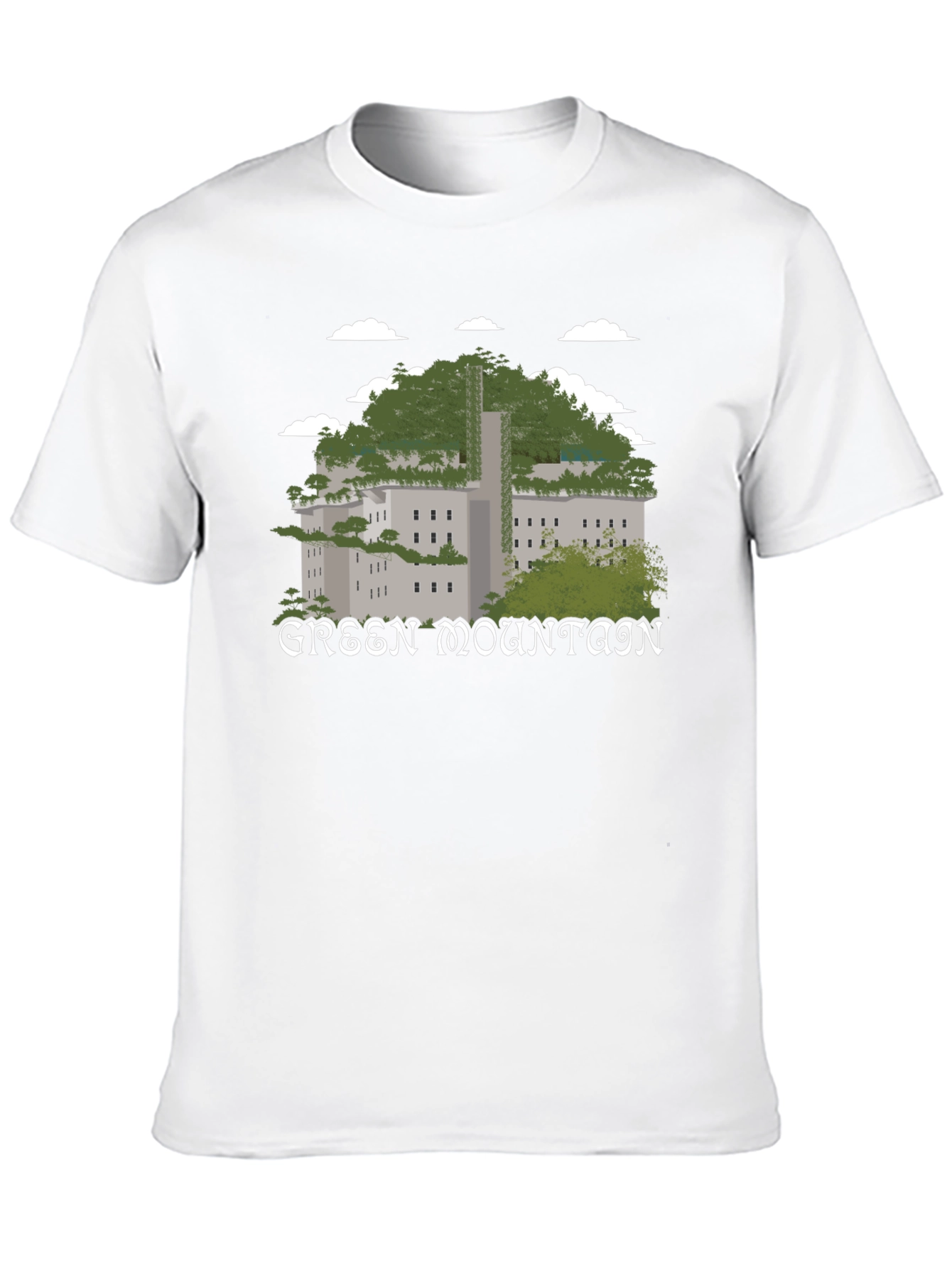 Green Mountain Graphic T-Shirt - Nature Inspired Tee