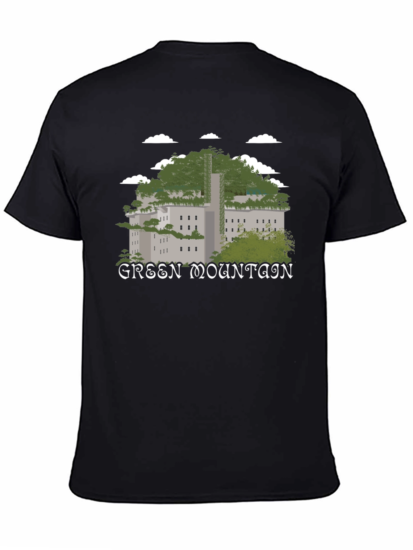 Green Mountain Graphic T-Shirt - Nature Inspired Tee