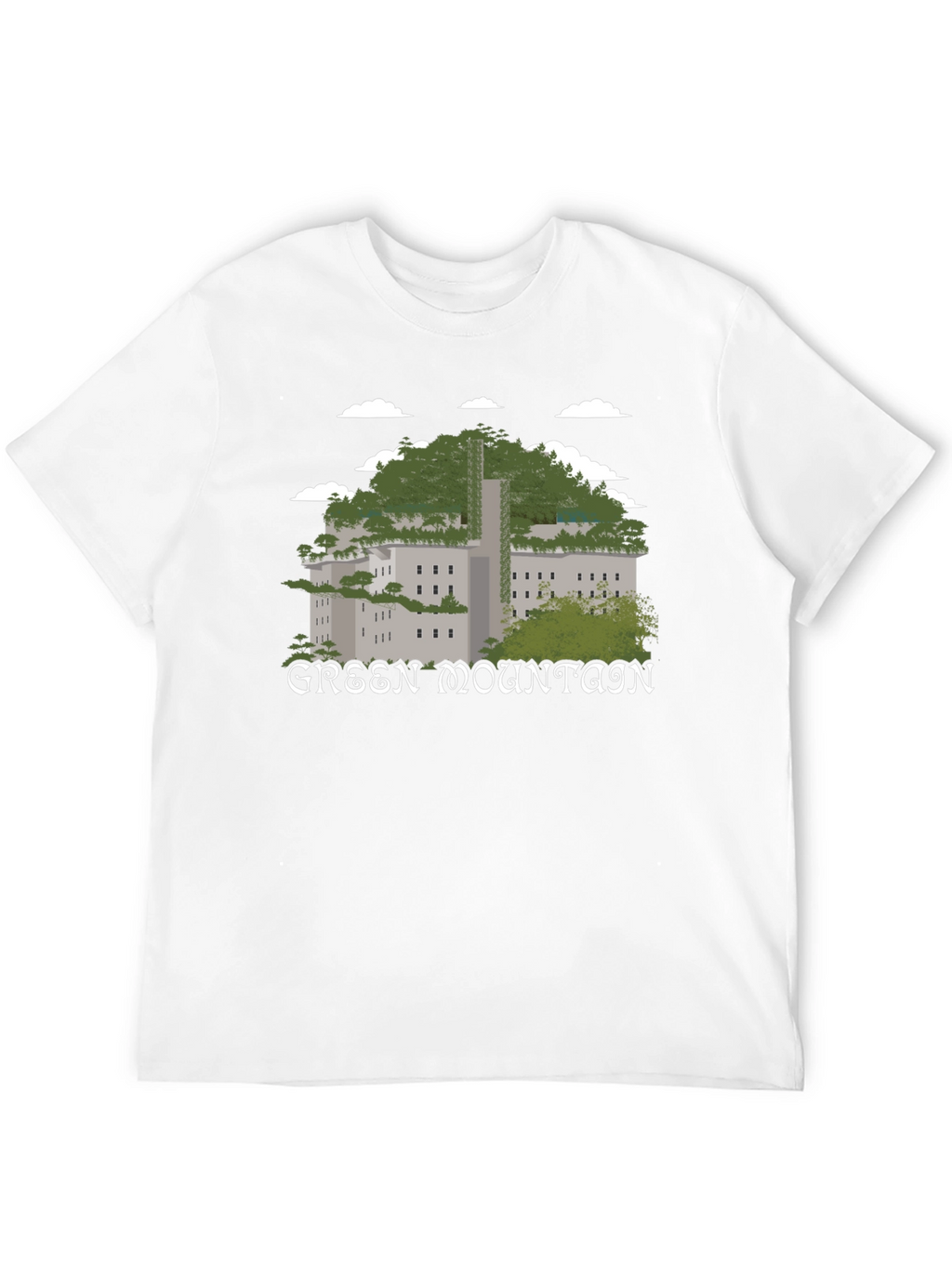 Green Mountain Graphic T-Shirt - Nature Inspired Tee