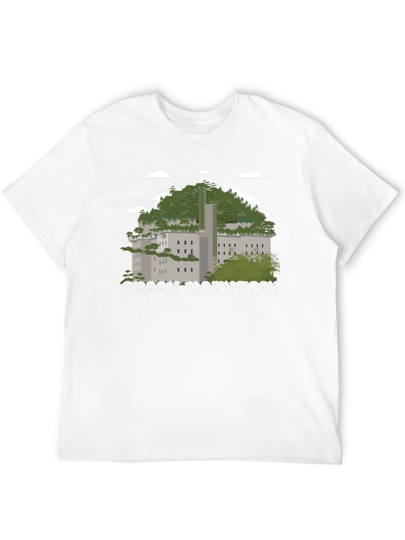 Green Mountain Graphic T-Shirt - Nature Inspired Tee