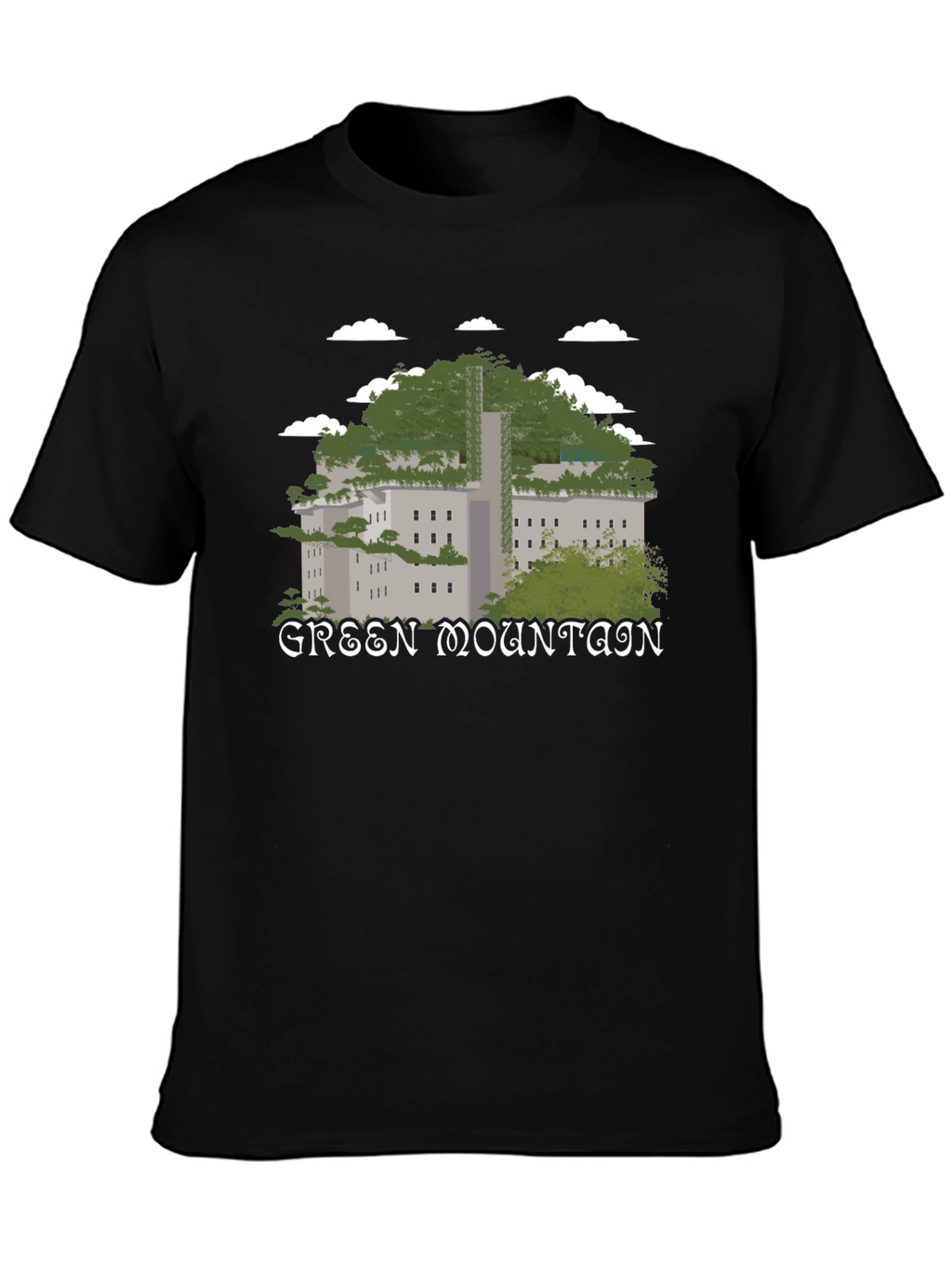 Green Mountain Graphic T-Shirt - Nature Inspired Tee