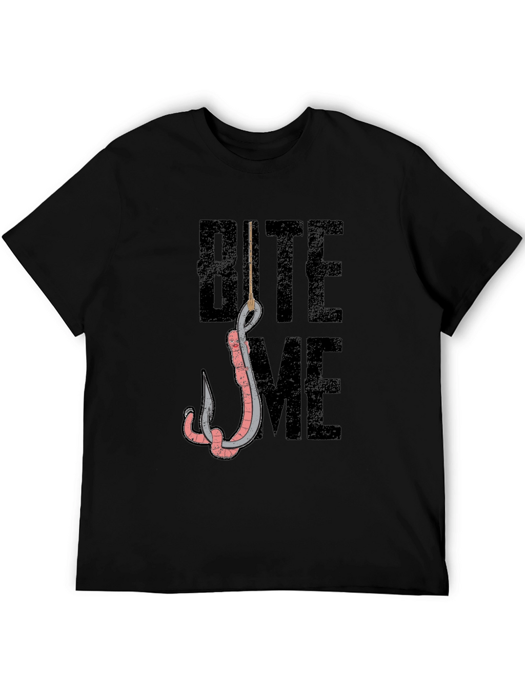 Bite Me Fishing Hook Graphic Tee