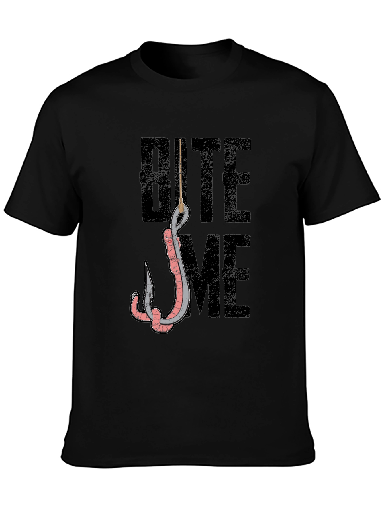 Bite Me Fishing Hook Graphic Tee