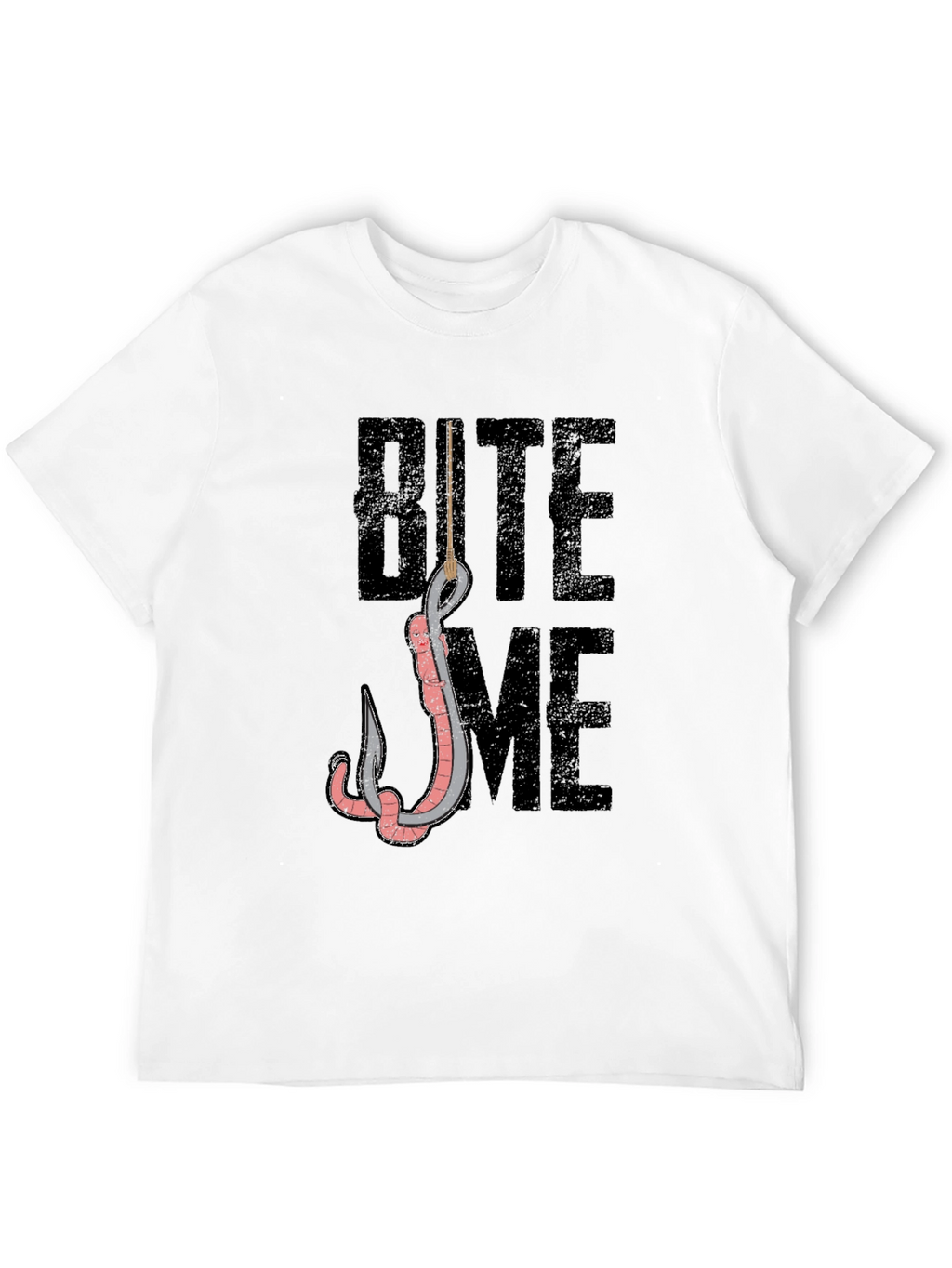Bite Me Fishing Hook Graphic Tee