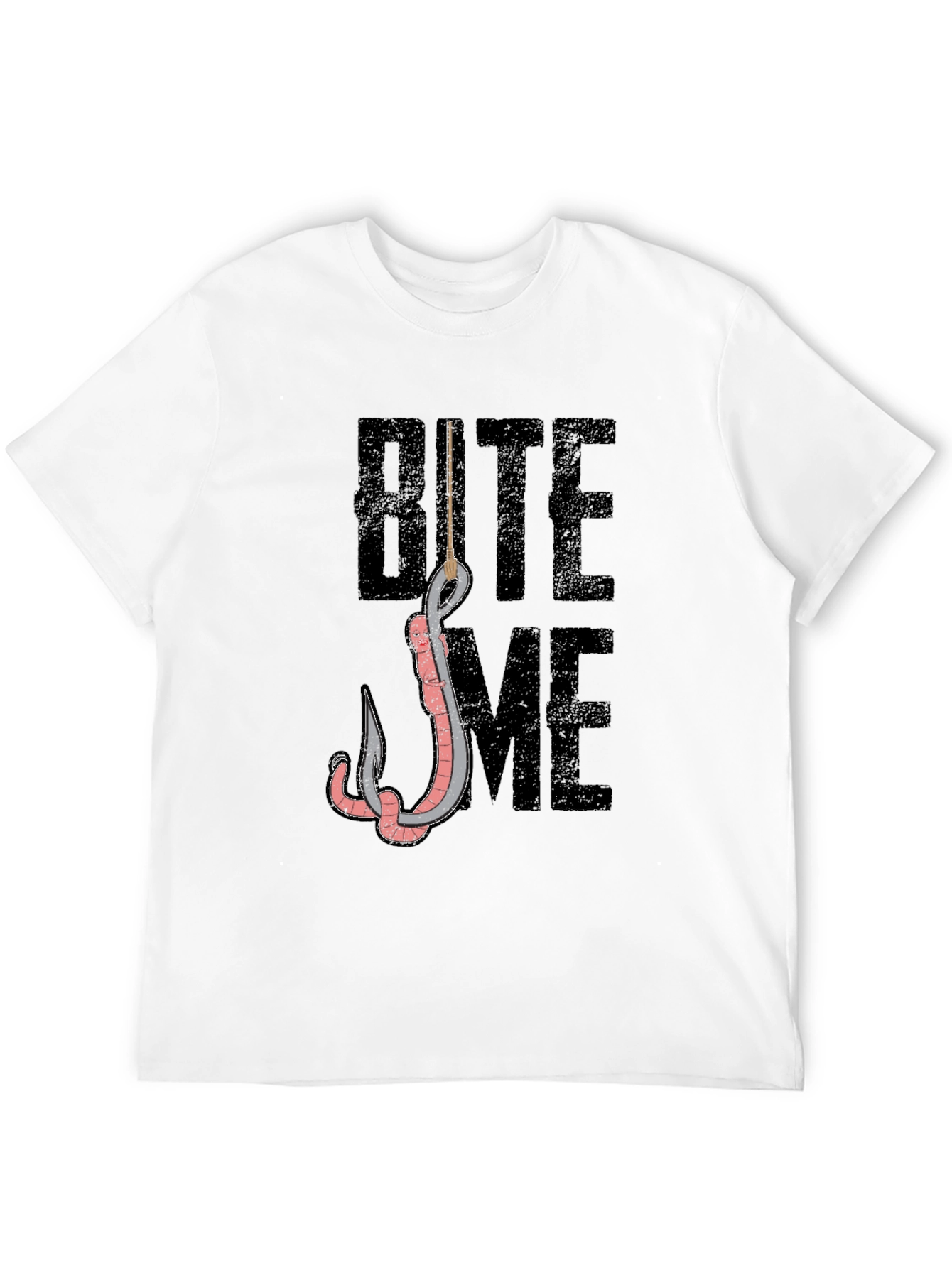 Bite Me Fishing Hook Graphic Tee