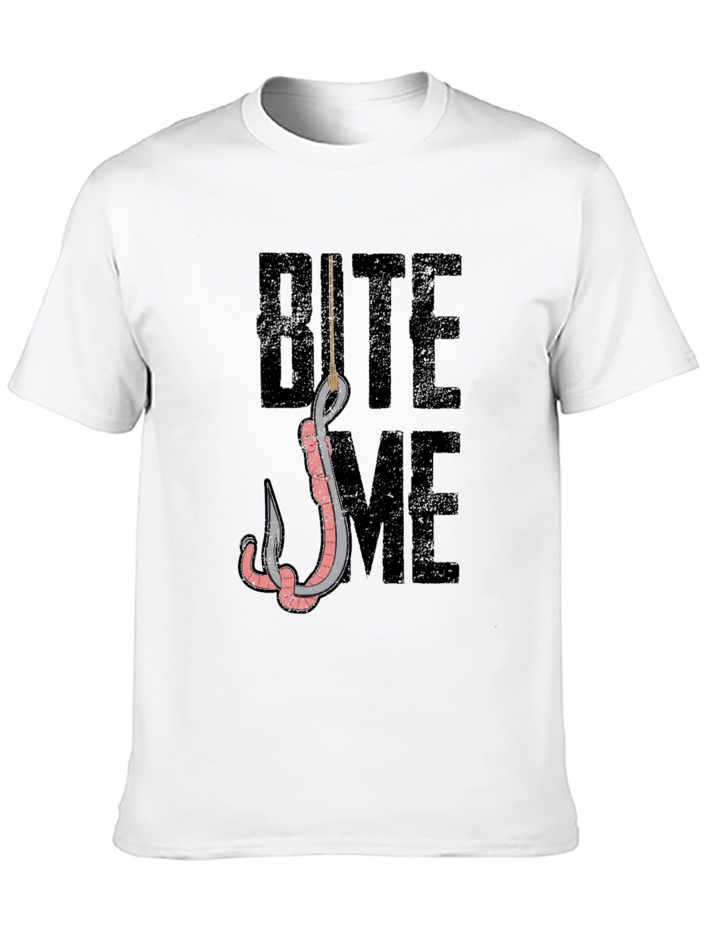 Bite Me Fishing Hook Graphic Tee