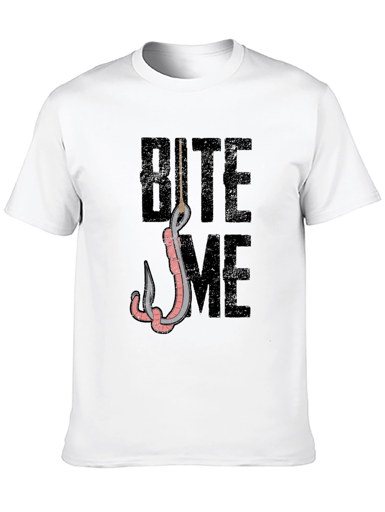 Bite Me Fishing Hook Graphic Tee