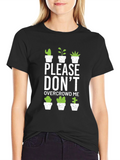 Please Dont Overcrowd Me Graphic Tee