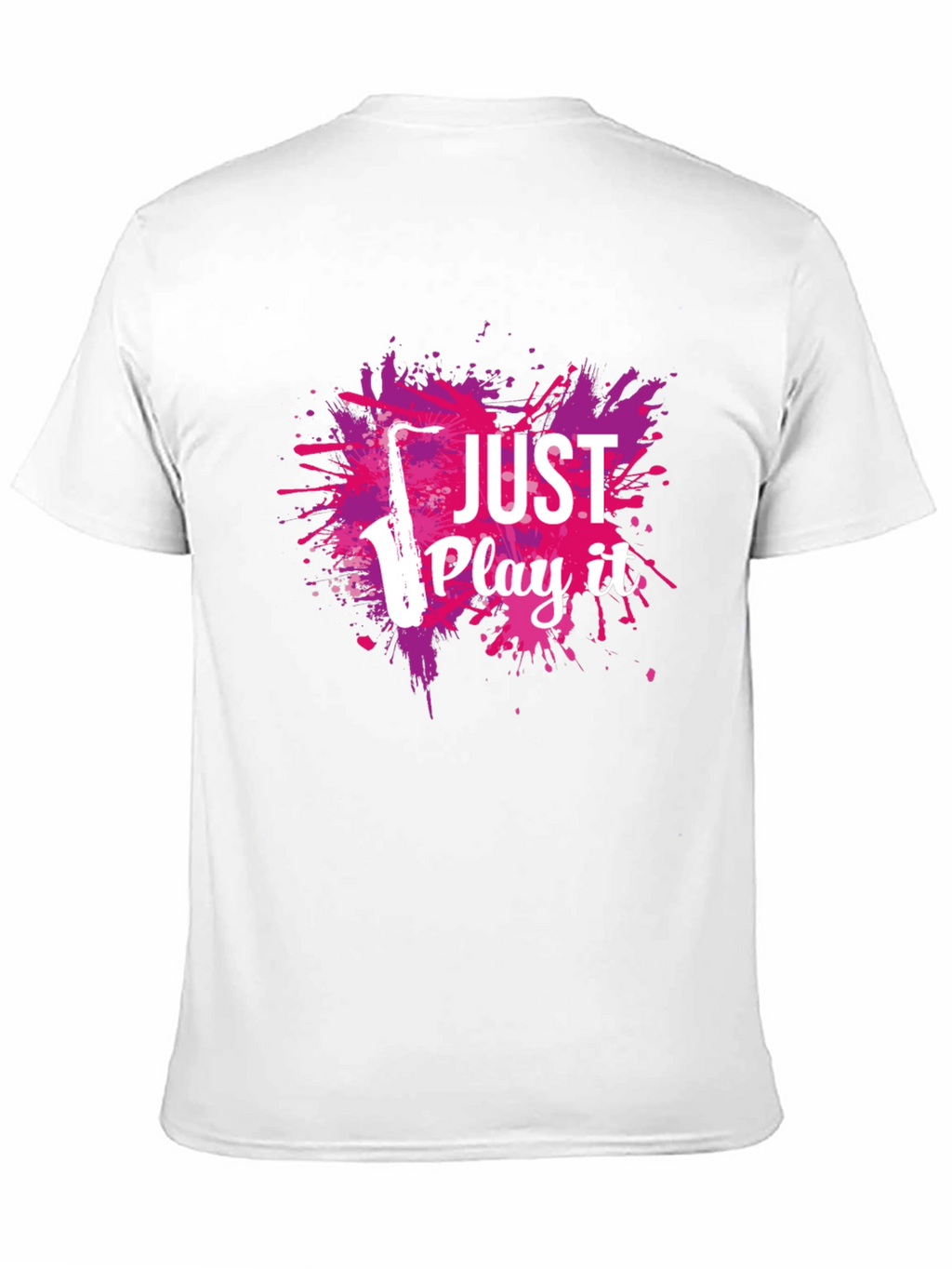 Just Play It Saxophone Graphic T-Shirt