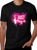 Just Play It Saxophone Graphic T-Shirt