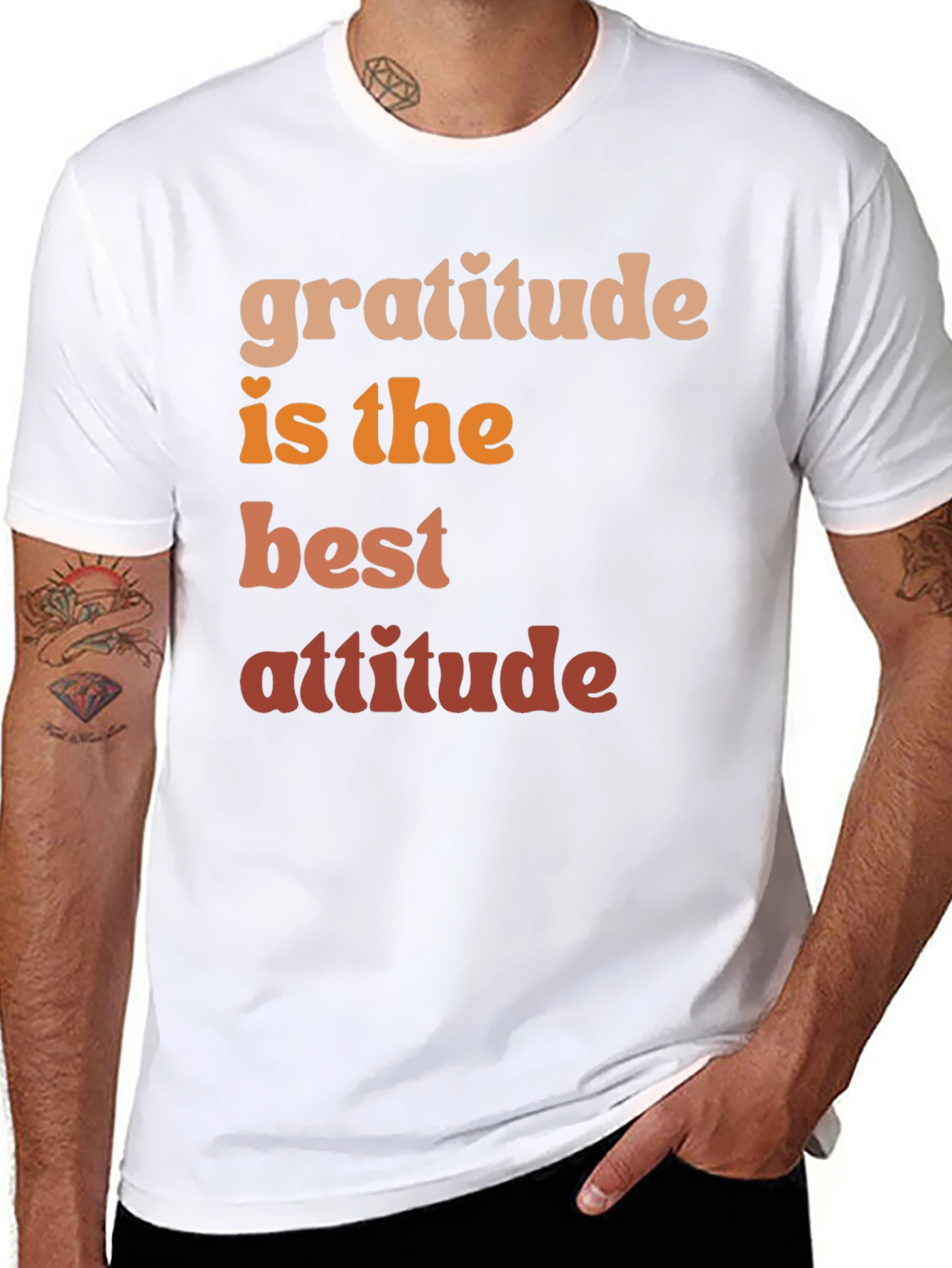 Gratitude Best Attitude Graphic Tee