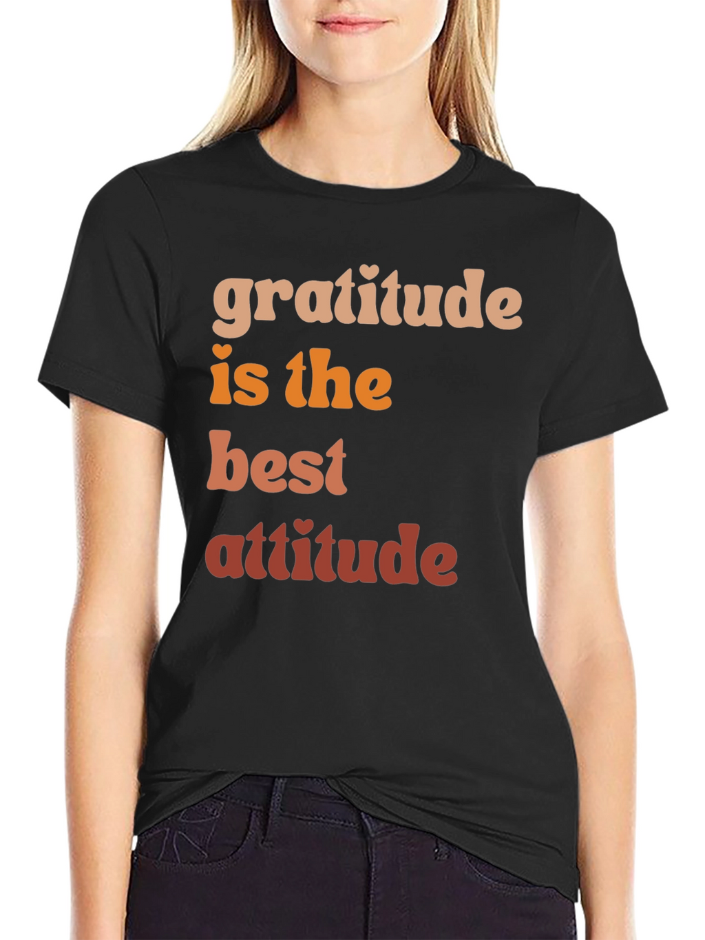 Gratitude Best Attitude Graphic Tee