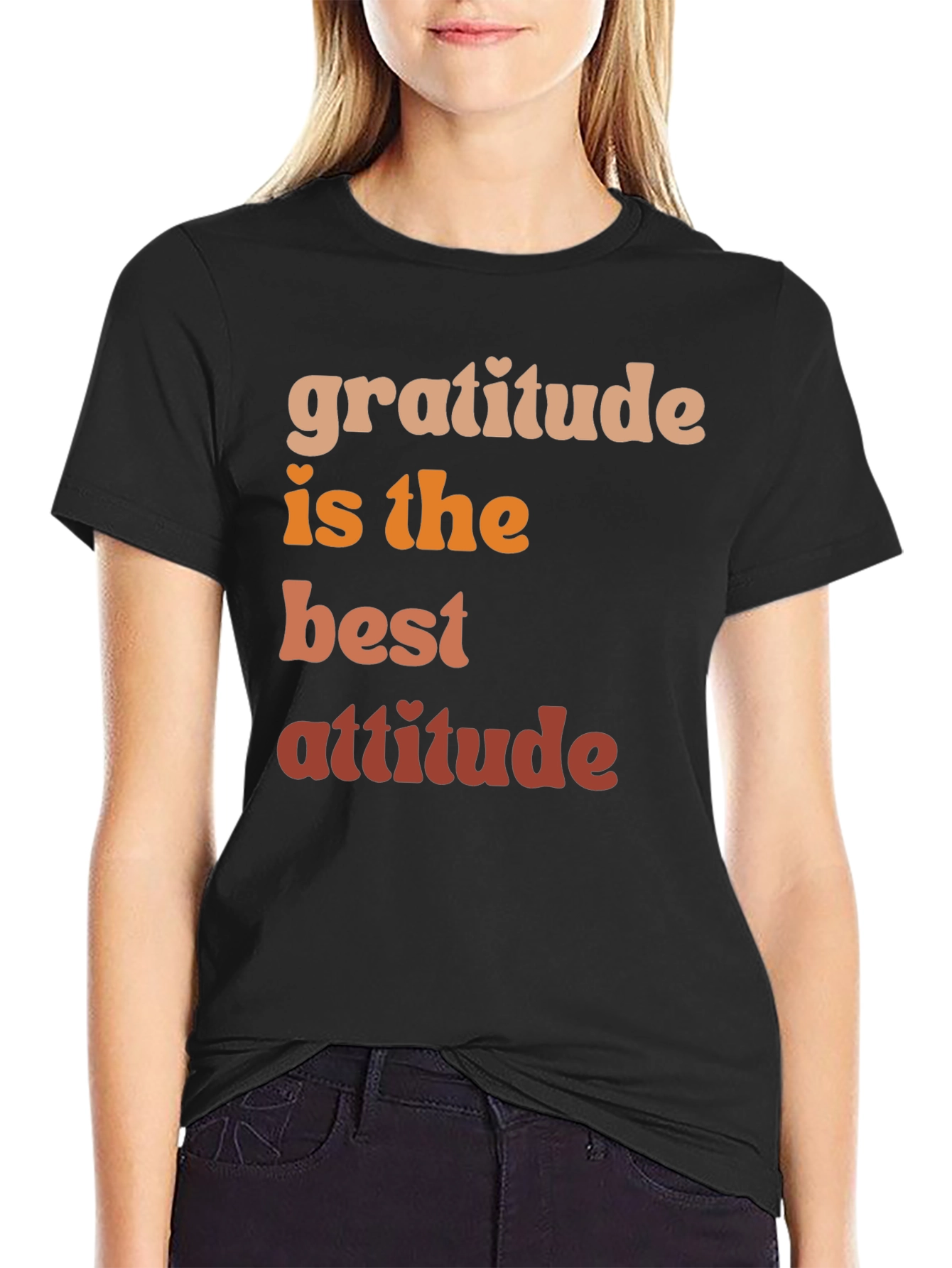 Gratitude Best Attitude Graphic Tee