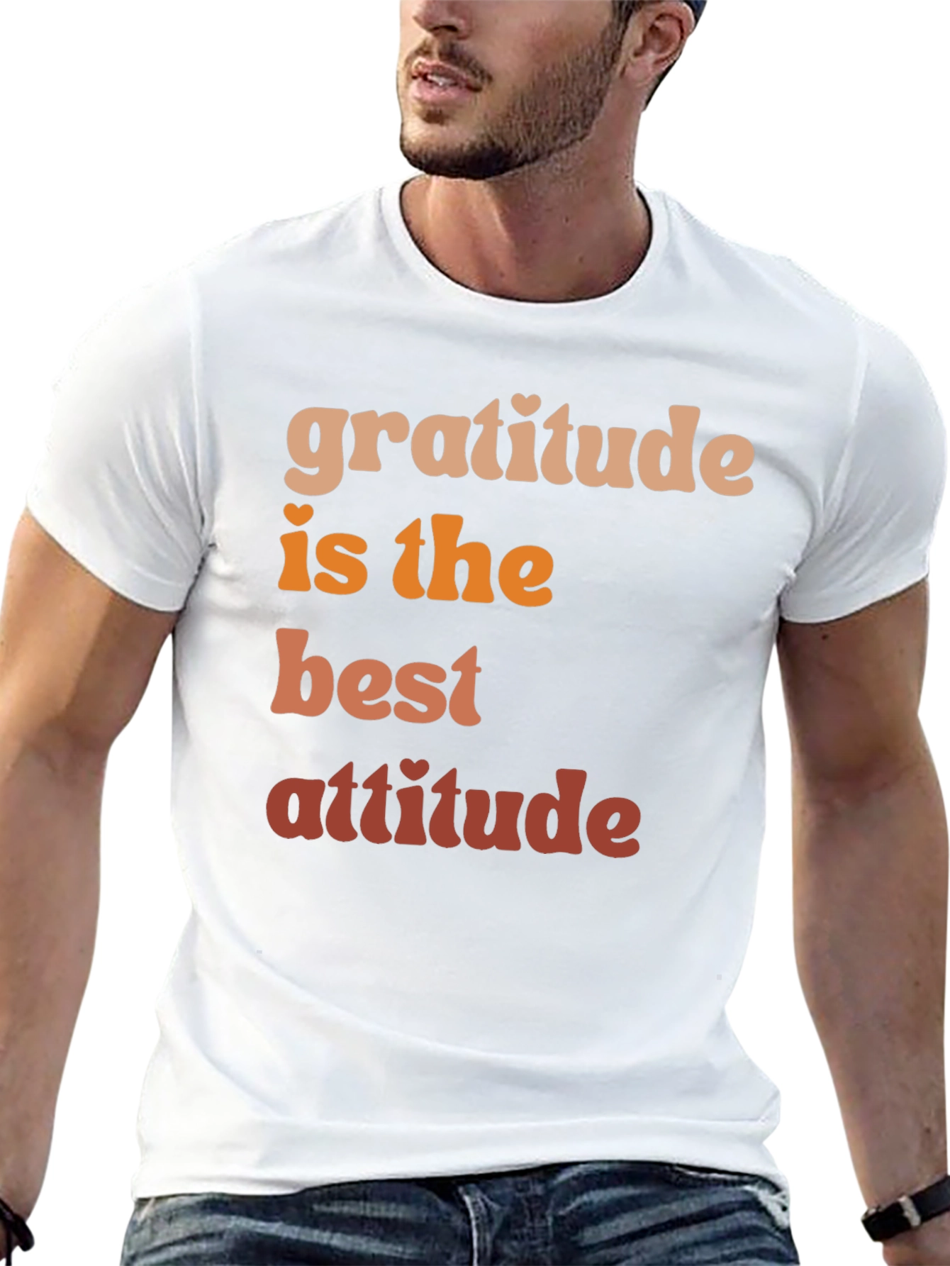 Gratitude Best Attitude Graphic Tee