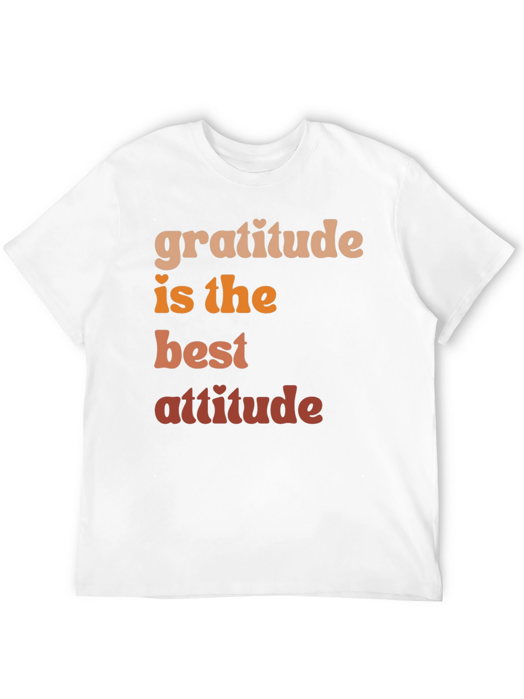 Gratitude Best Attitude Graphic Tee