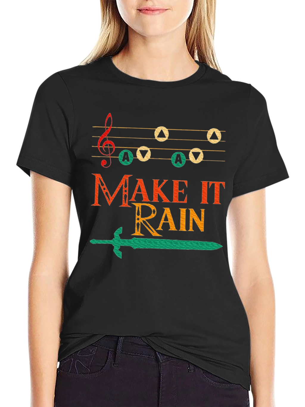 Zelda Inspired Make it Rain Graphic T-Shirt