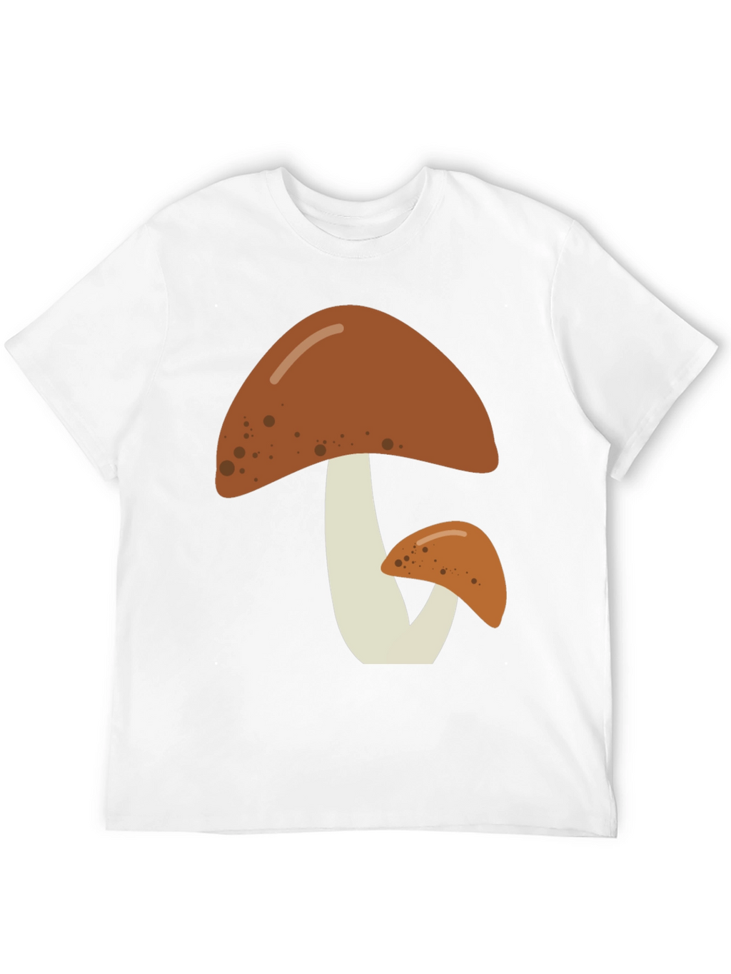 Mushroom Graphic Tee - Nature Lovers Black T-Shirt