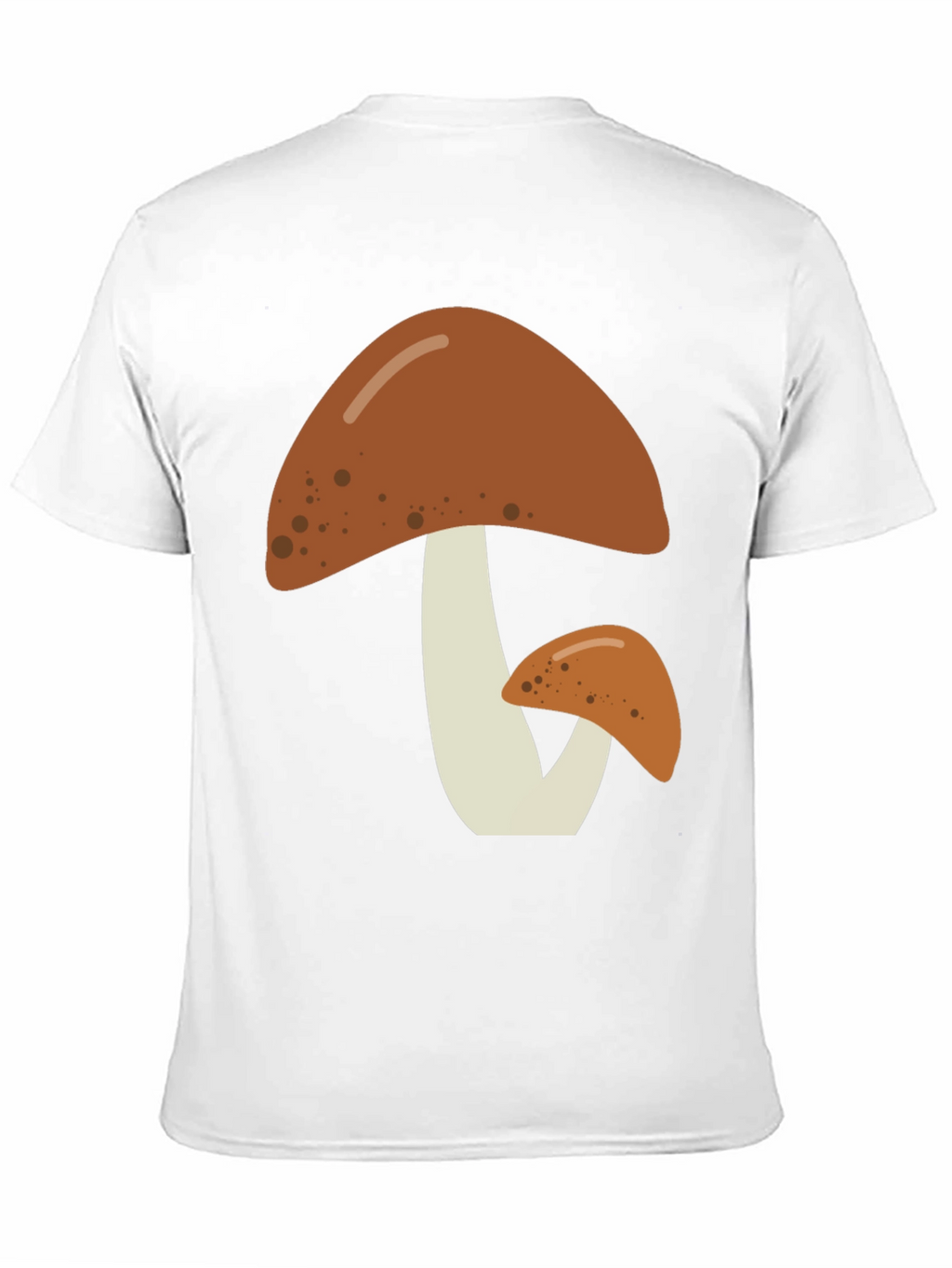 Mushroom Graphic Tee - Nature Lovers Black T-Shirt