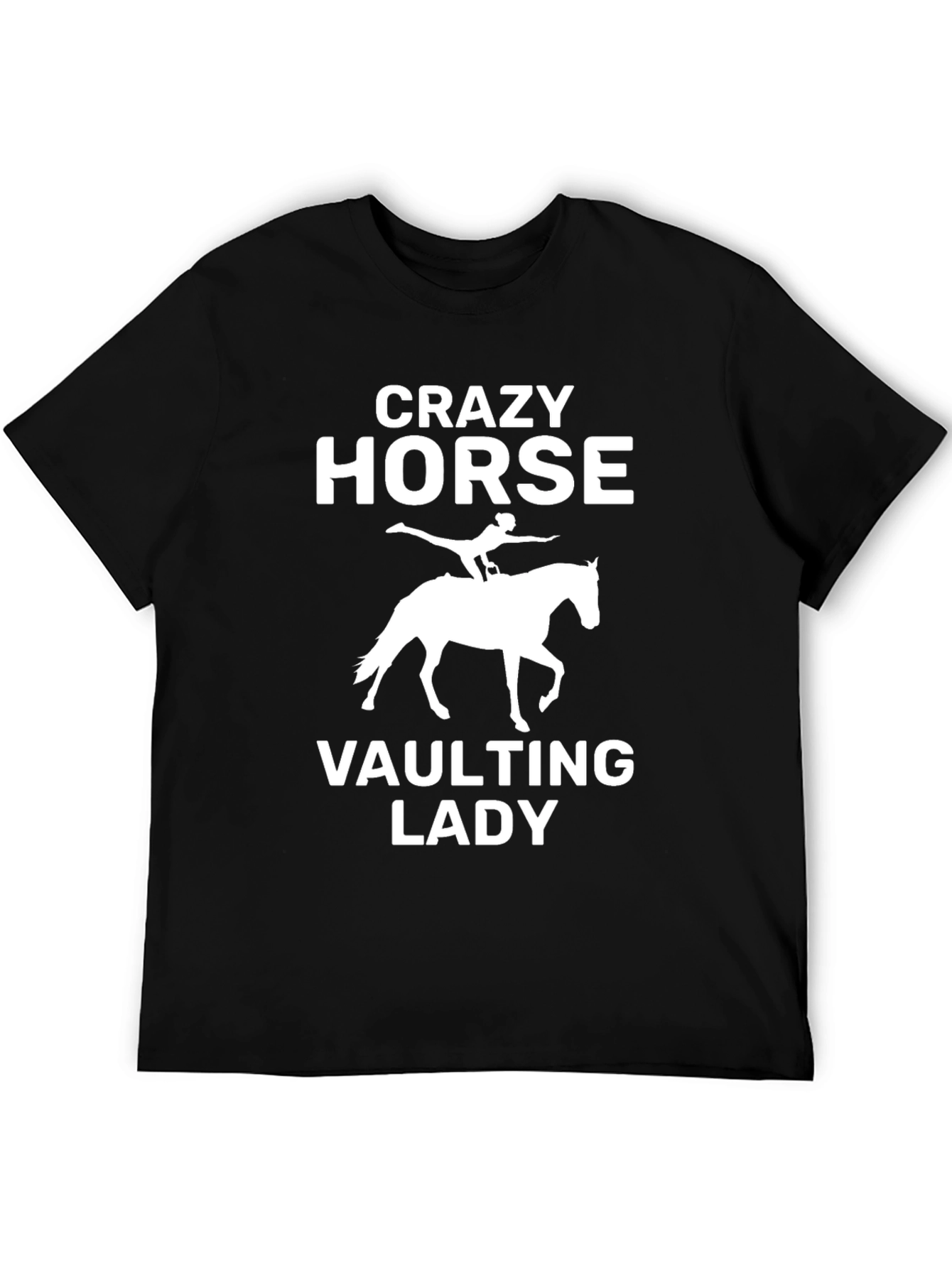 Crazy Horse Vaulting Lady T-Shirt - Equestrian Style