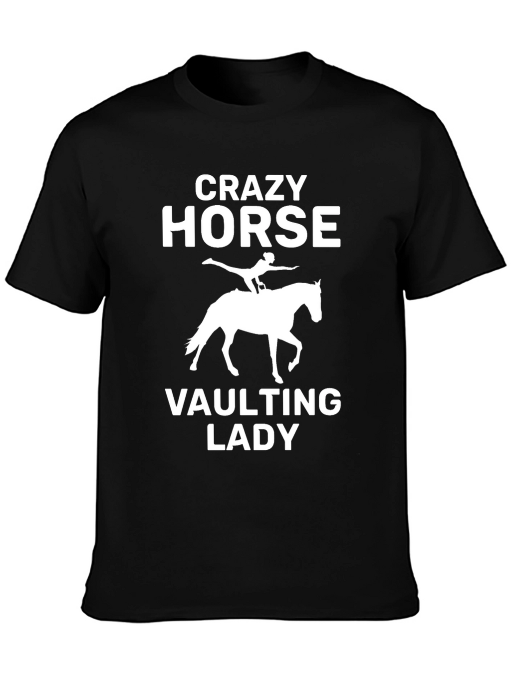 Crazy Horse Vaulting Lady T-Shirt - Equestrian Style