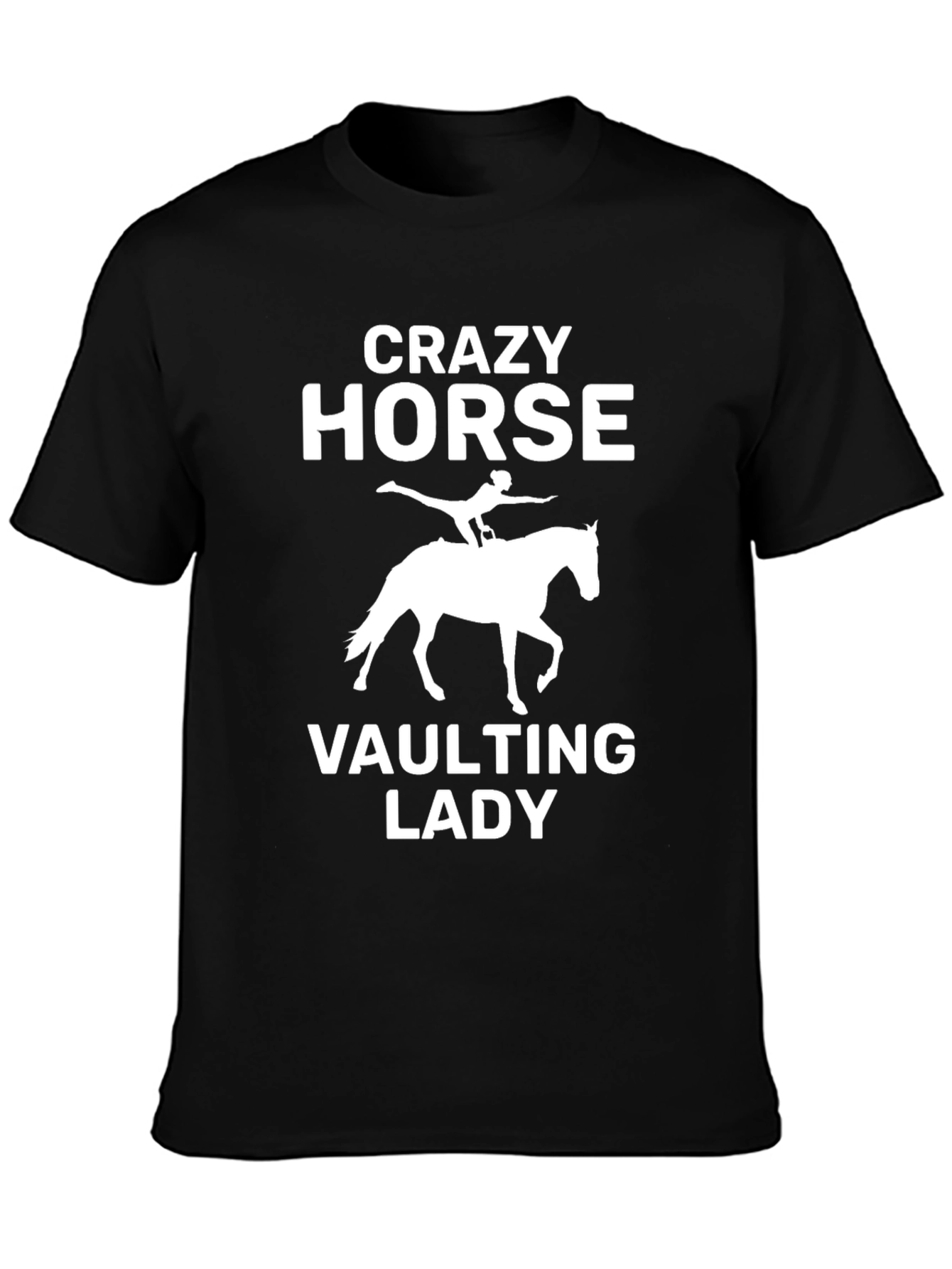 Crazy Horse Vaulting Lady T-Shirt - Equestrian Style
