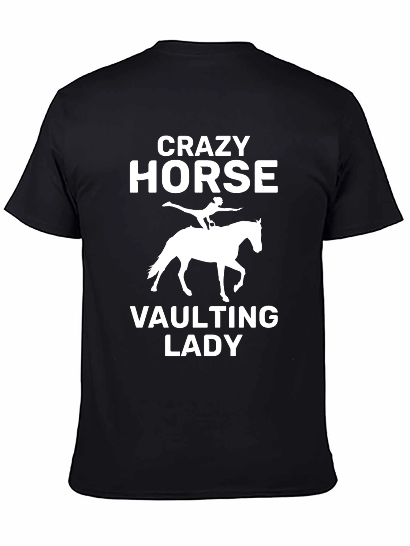 Crazy Horse Vaulting Lady T-Shirt - Equestrian Style