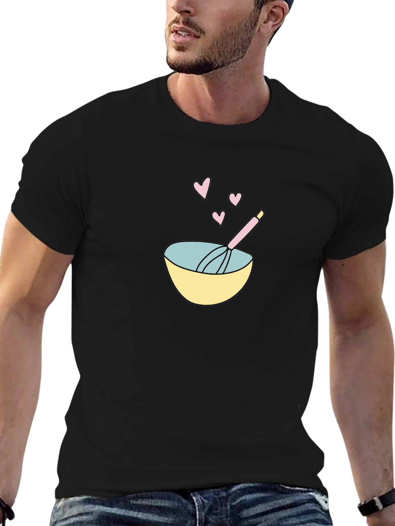 Baking Love T-Shirt - Whisking Bowl Design