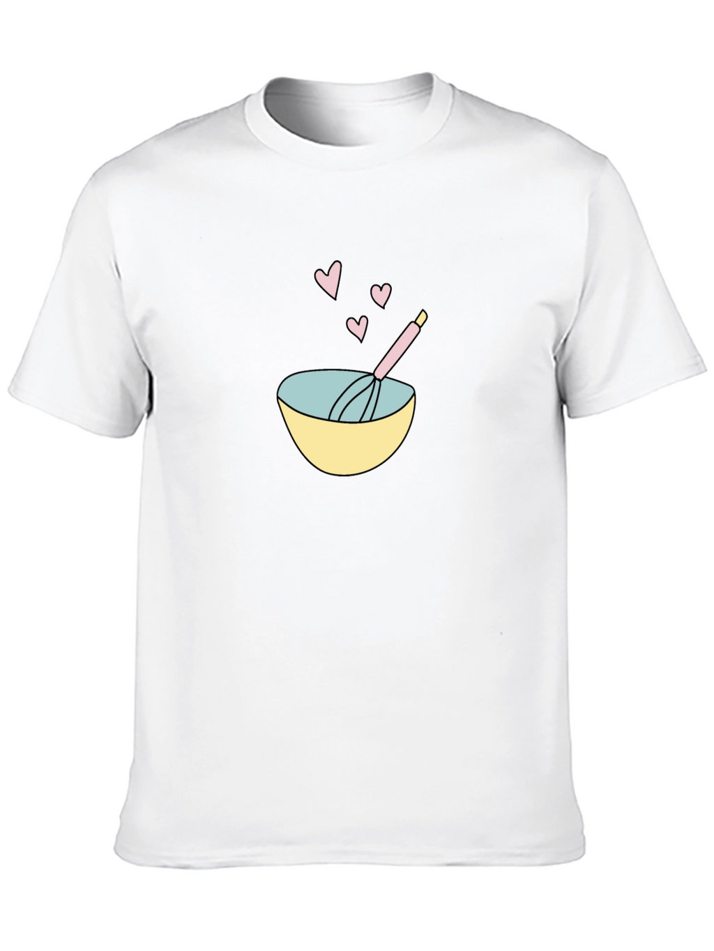 Baking Love T-Shirt - Whisking Bowl Design