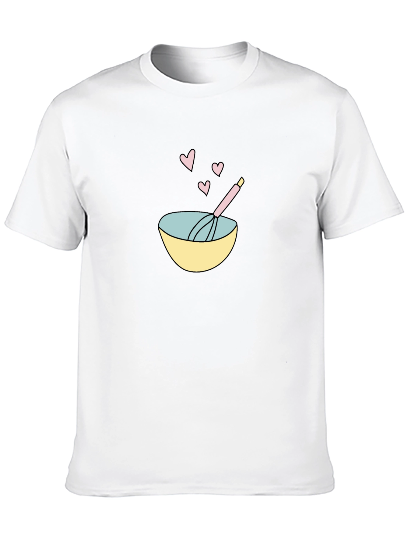 Baking Love T-Shirt - Whisking Bowl Design