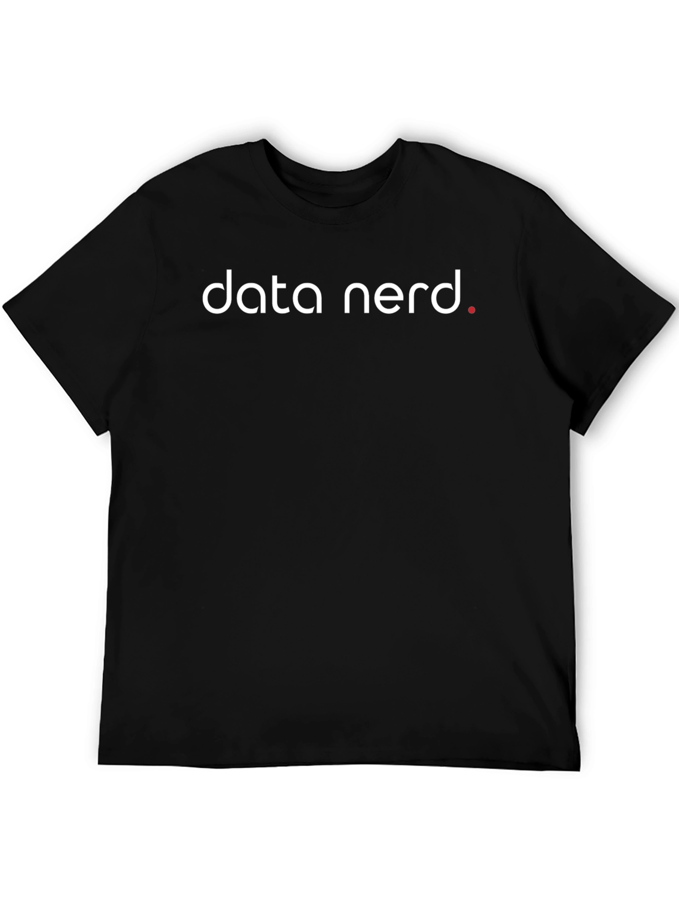 Data Nerd Tee - Black Cotton Blend