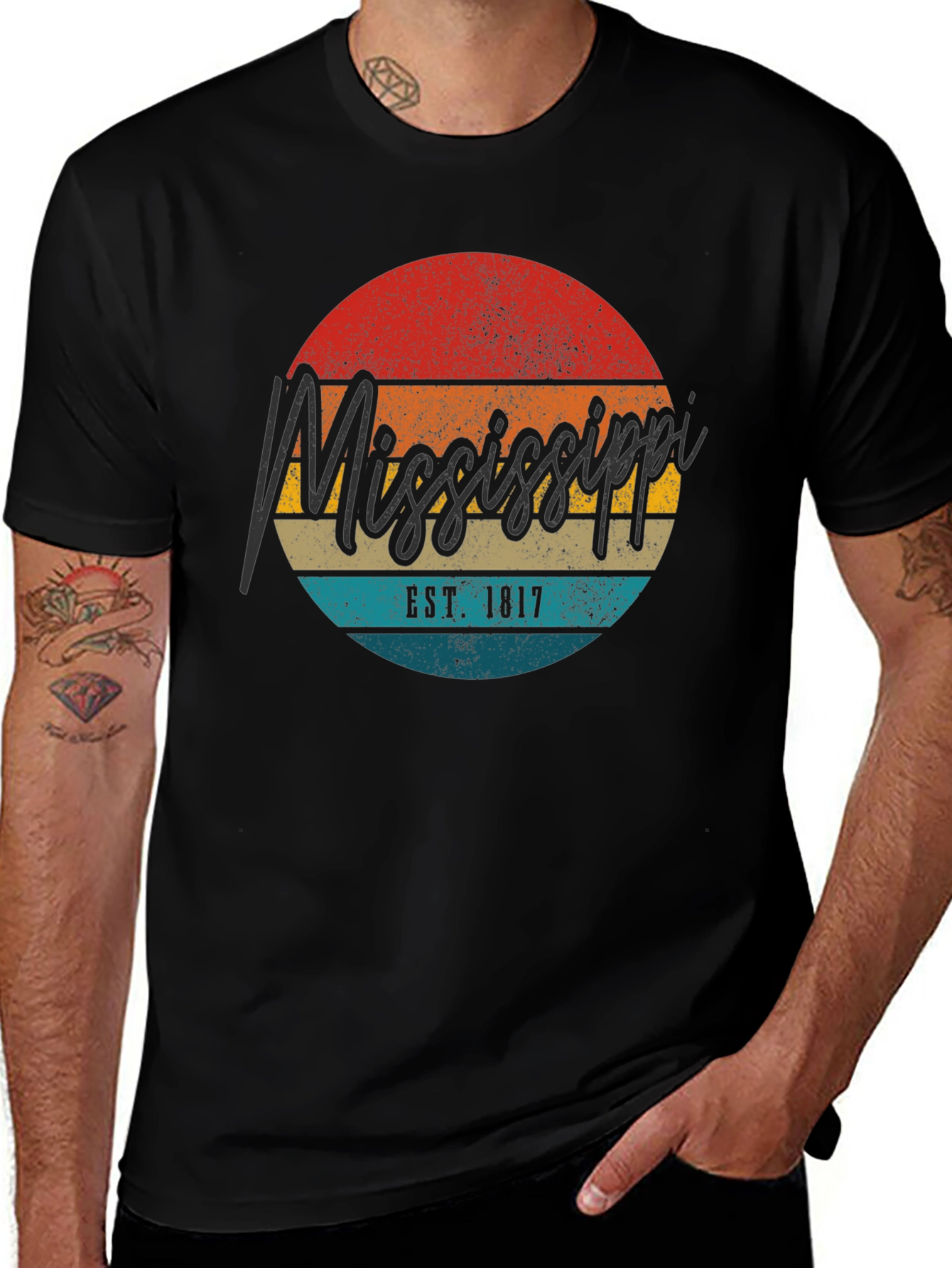 Mississippi EST. 1817 Vintage Style T-Shirt
