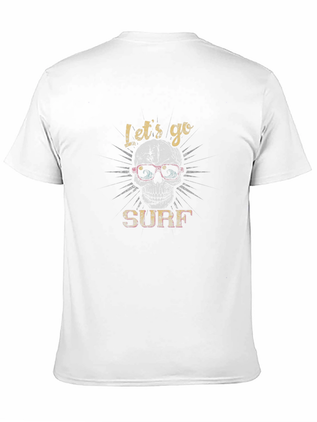 Skull Surf T-Shirt - Black Graphic Tee