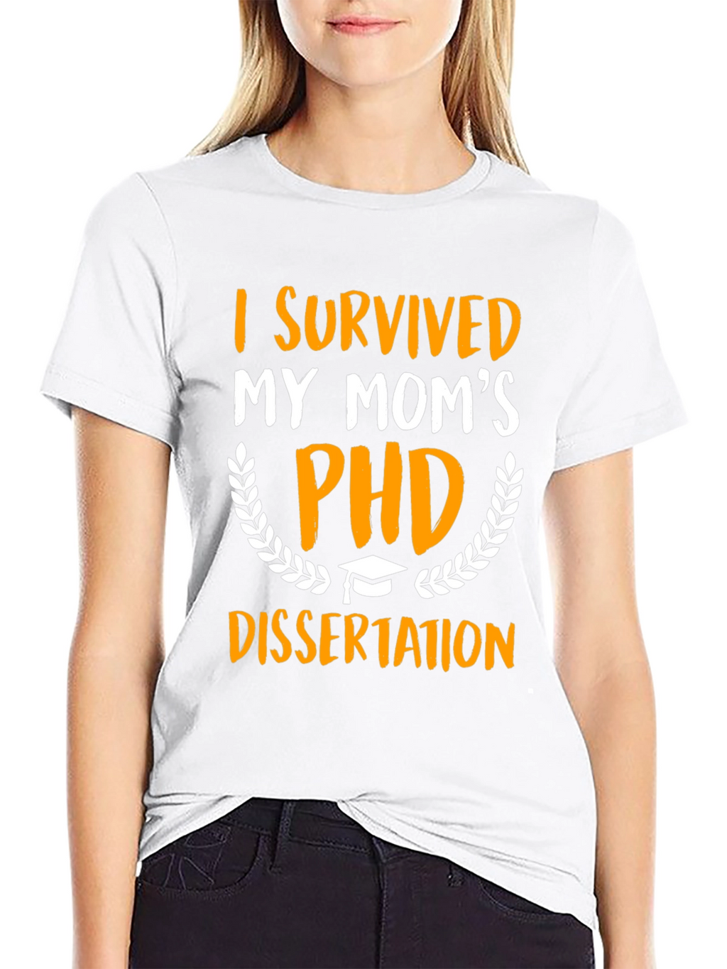 I Survived My Moms PHD Dissertation T-Shirt