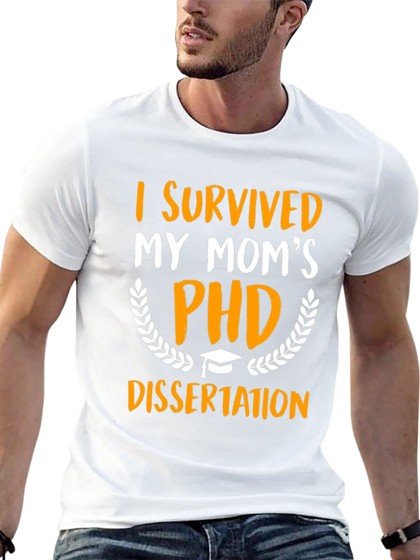 I Survived My Moms PHD Dissertation T-Shirt