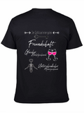 Friendship Wine Lover T-Shirt Funny Saying Top