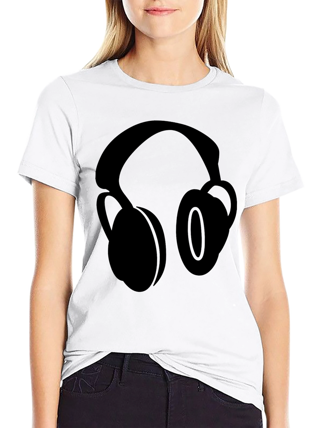 Headphones Graphic T-Shirt - Trendy Music Lover Tee
