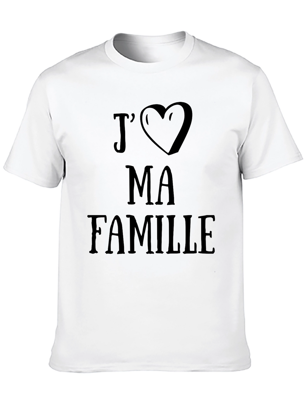 Jaime Ma Famille Black Crew Neck T-Shirt